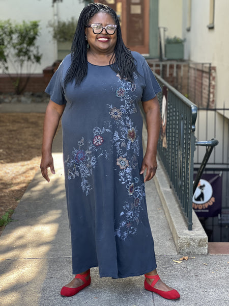 Caite Marijka Dress- Inkwell