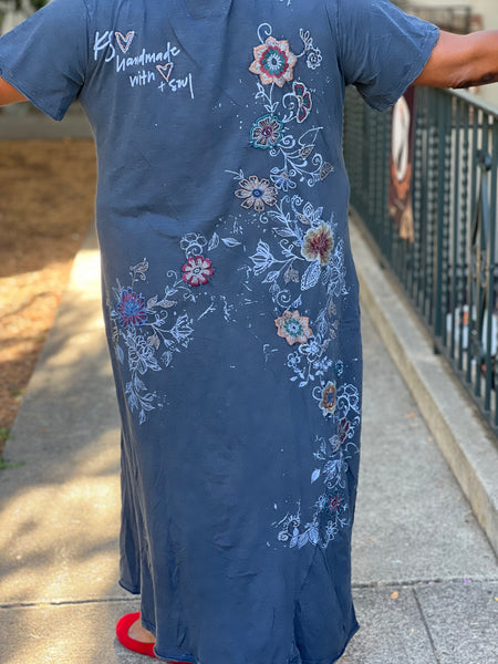 Caite Marijka Dress- Inkwell