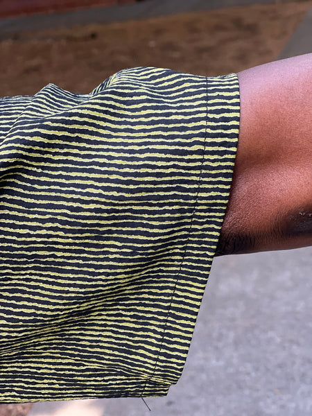 Niche Florence Dress- Green Ridge Stripe