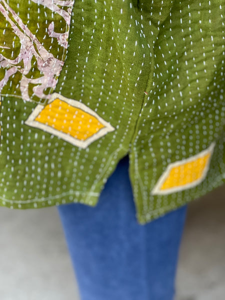 Kantha Bae Peace and Love Poncho 083