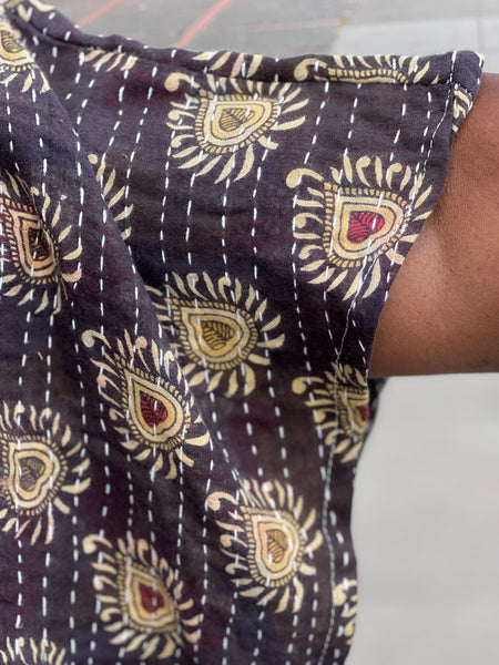 Kantha Bae Peace and Love Poncho-052