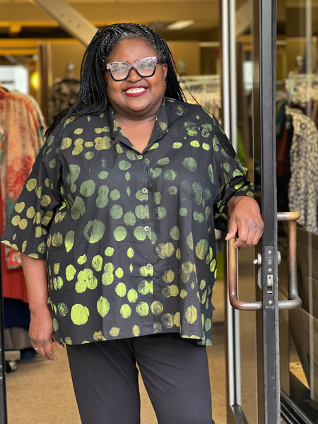 Adverb Cotton Forever Shirt- Olive (No Hi-Lo)