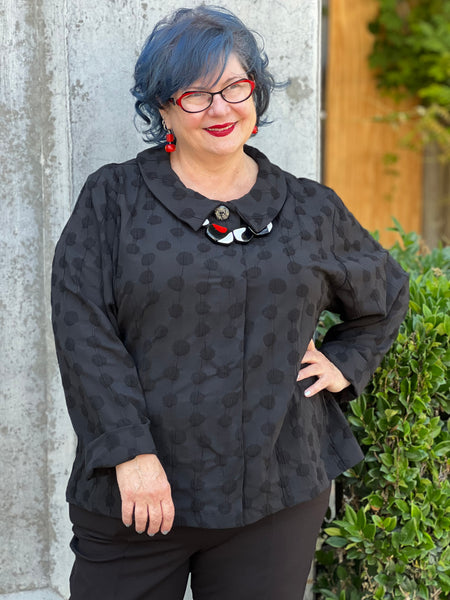 Niche Big Bang Dot Gravity Blouse- Black