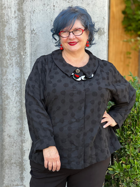 Niche Big Bang Dot Gravity Blouse- Black