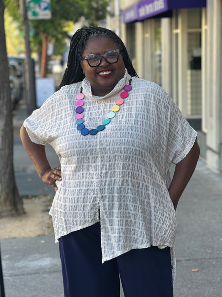 Gerties One Size Asymmetrical Top-Cloud