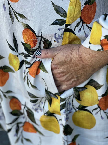 Blue Sky Celine Blouse-Lemonade