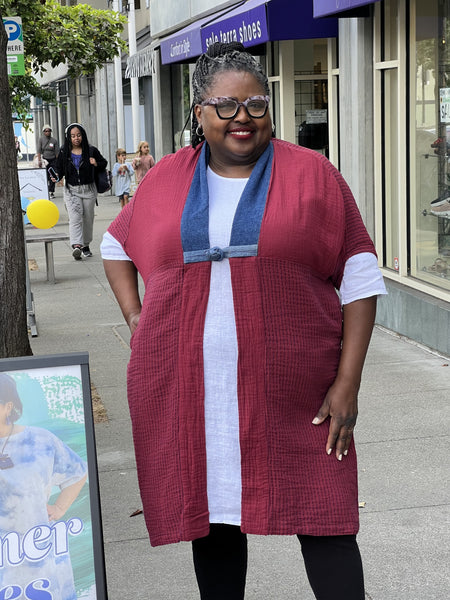 Shannon Passero Reed Cardigan- Red