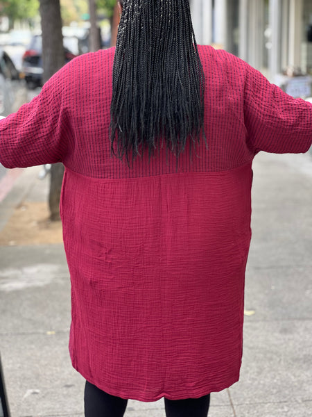 Shannon Passero Reed Cardigan- Red