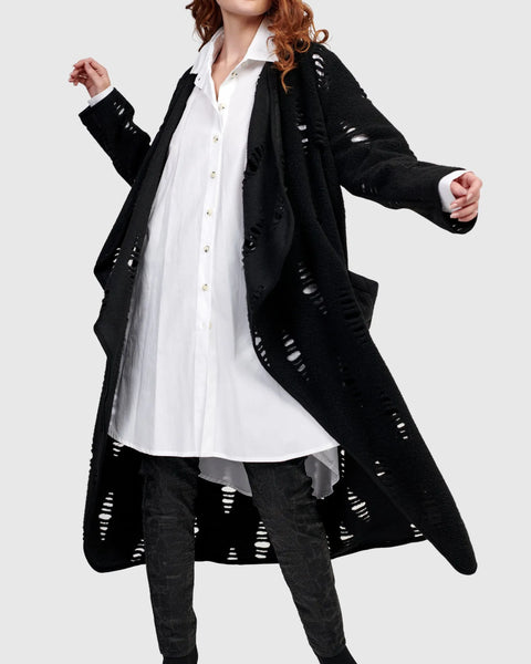 Alembika Urban Morgana Distressed Coat -Rifts