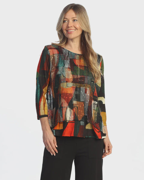 Jess and Jane Boucle Mesh Overlay- Cubism