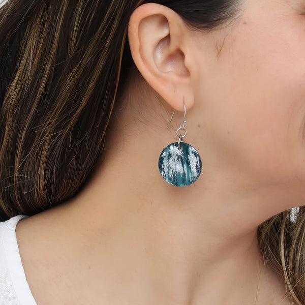 Sylca Ocean Blues Maren Earrings-Teal