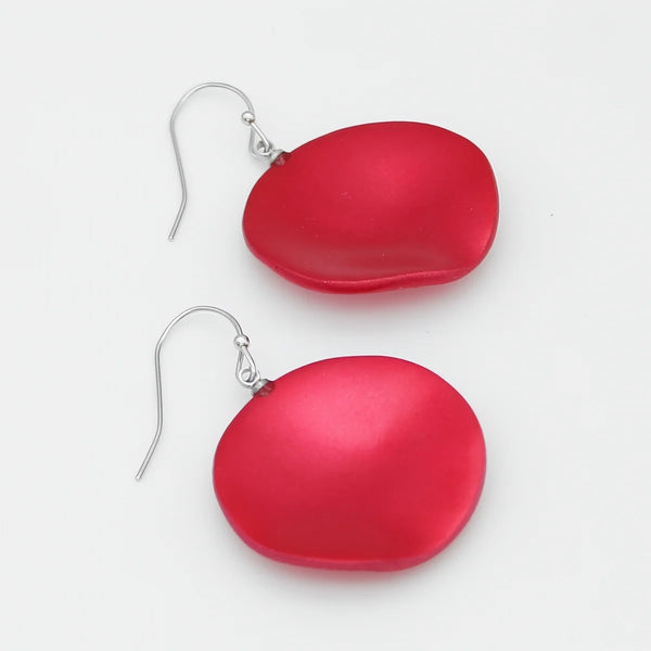 Sylca Red Opaline Drift Earrings