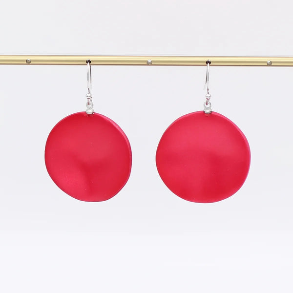 Sylca Red Opaline Drift Earrings