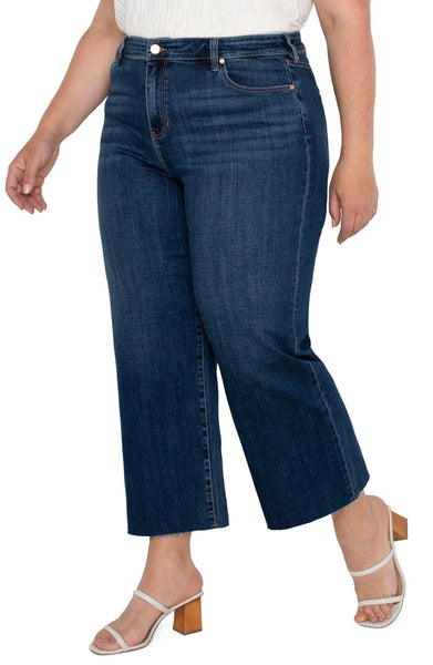 Liverpool Stride Wide Leg Crop