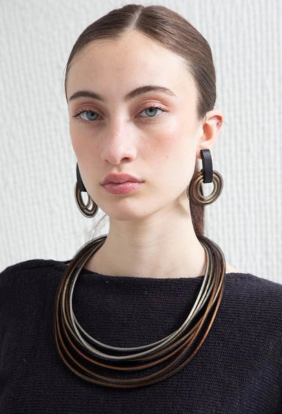 Life Necklace Round-Metallics