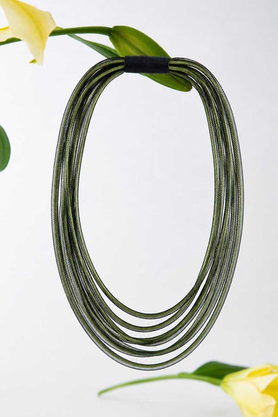 Life Necklace Round-Green