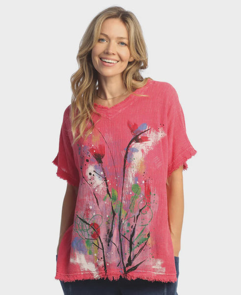 Jess and Jane Mineral Wash Short Sleeve-Two Beauty
