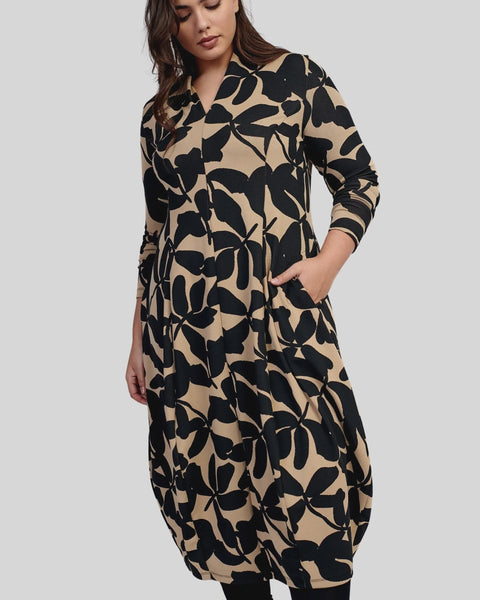 Alembika Honore Cocoon Dress - Blackout