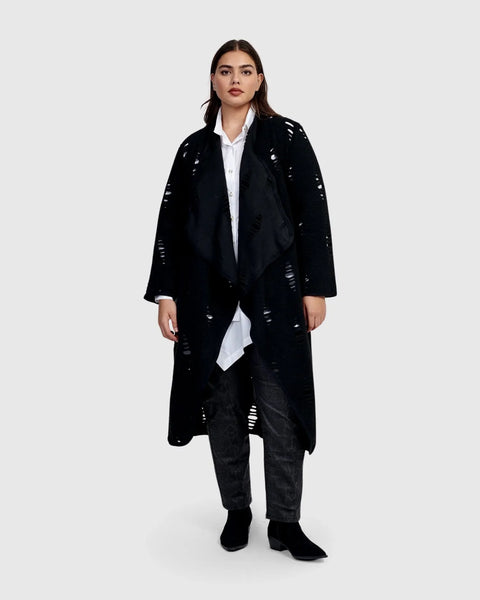 Alembika Urban Morgana Distressed Coat -Rifts