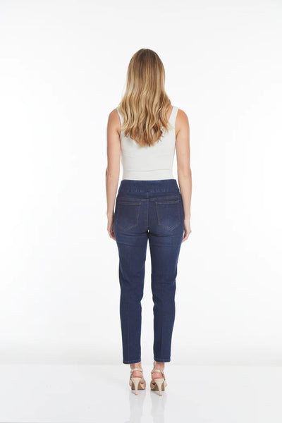 Slimsation Pull-On Ankle Jean with Front and Back Pockets
