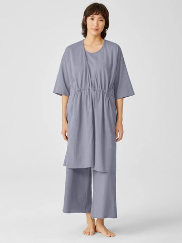 Eileen Fisher Organic Cotton V-Neck Robe