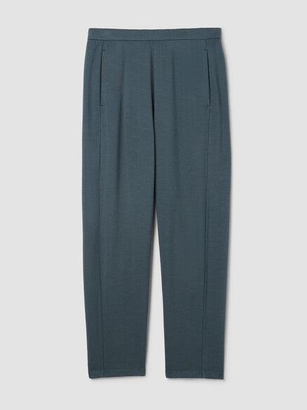 Eileen Fisher Organic Cotton Terry Slouch Pant-Eucalyptus