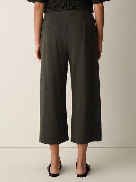 Eileen Fisher Jersey Knit Culotte- Seaweed