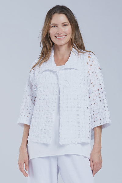 Sydney Project Cris Cropped Jacket- White