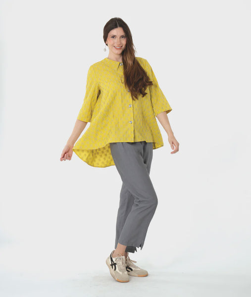Niche Wray Blouse Chess Cotton -Gold