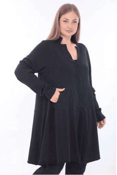 Zilberman Snap Front Jacket-Black