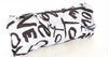 Lindi Travel Love Raincoat- Black and White