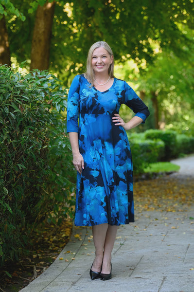 Blue Sky Soul Dress- Blue Space