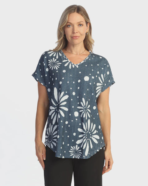 Jess and Jane Crinkle Dolman Top- Evangeline