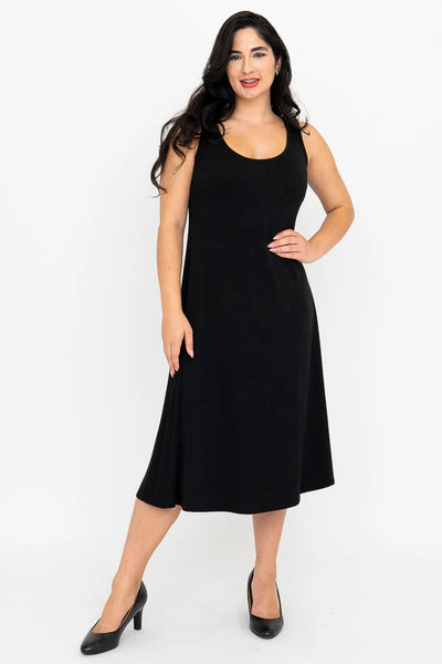 Blue Sky Becca Dress- Black Bamboo Jersey