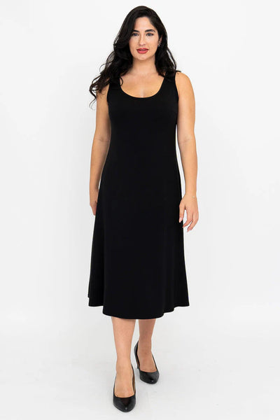 Blue Sky Becca Dress- Black Bamboo Jersey