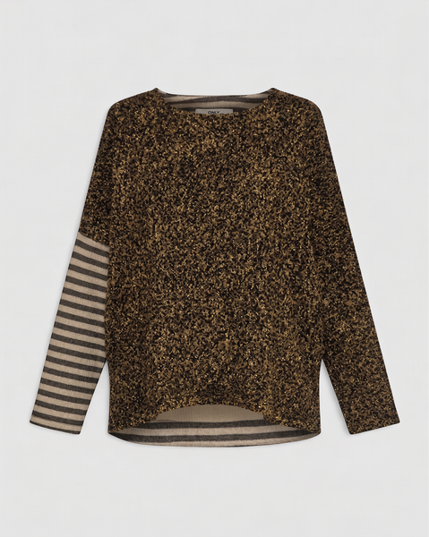 Alembika Urban Tima Boucle Top, Camel Melange