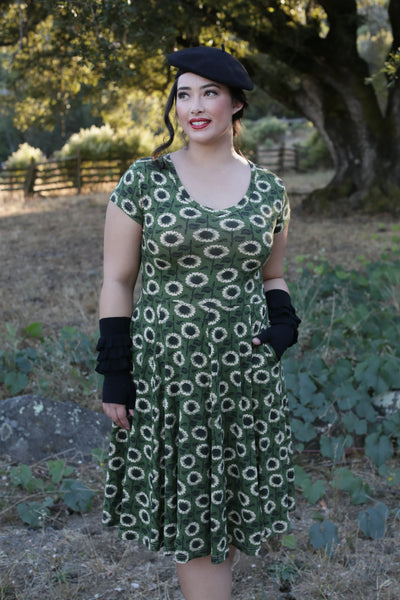 Effie's Heart Sadie Cap Sleeve Dress- Girasole