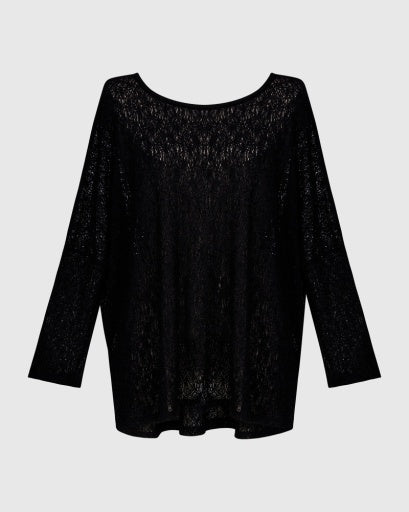 Alembika Urban Black Lace Sweater