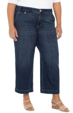 Liverpool Hi Rise Wide Crop-Albany