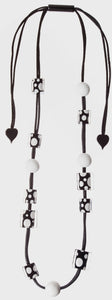 Zsiska Itsy Bitsy Necklace - B/W