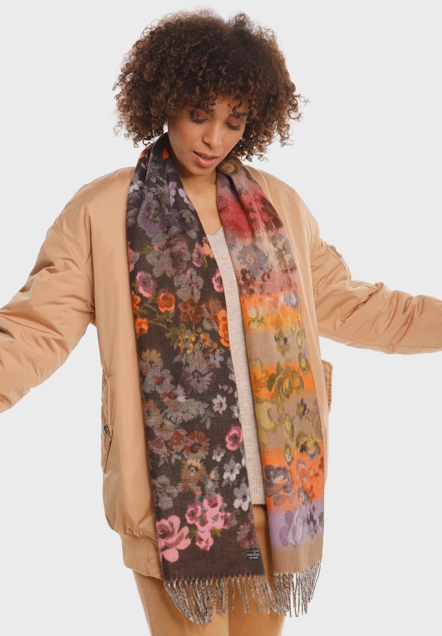Fraas Early Bloom Scarf-Tiger's Eye