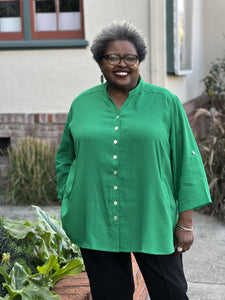 Fridaze Annie Shirt- Emerald