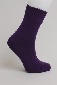 Blue Sky Bamboo Health  Socks- Purple