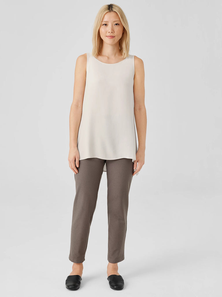 Eileen Fisher Stretch Crepe Ankle Pant-Cobblestone – In Full Swing