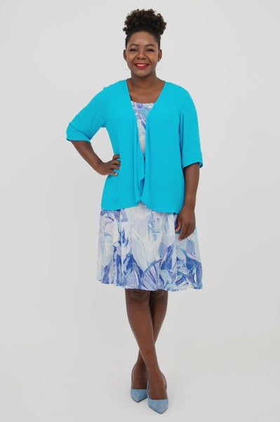 Blue Sky Toucan Jacket-Turquoise